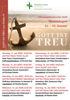 Termine Allianzgebetswoche